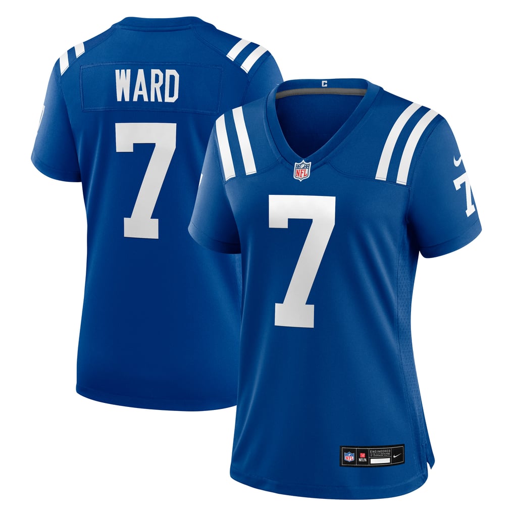 Women's Indianapolis Colts Charvarius Ward Royal Team Game Jersey
