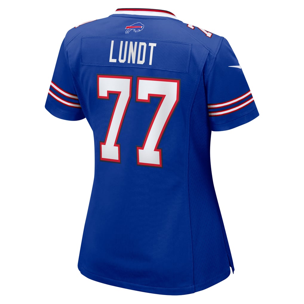 Women's Buffalo Bills Chase Lundt Royal Team Game Jersey