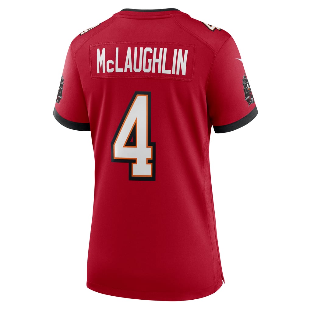 Women's Tampa Bay Buccaneers Chase McLaughlin Red Game Player Jersey