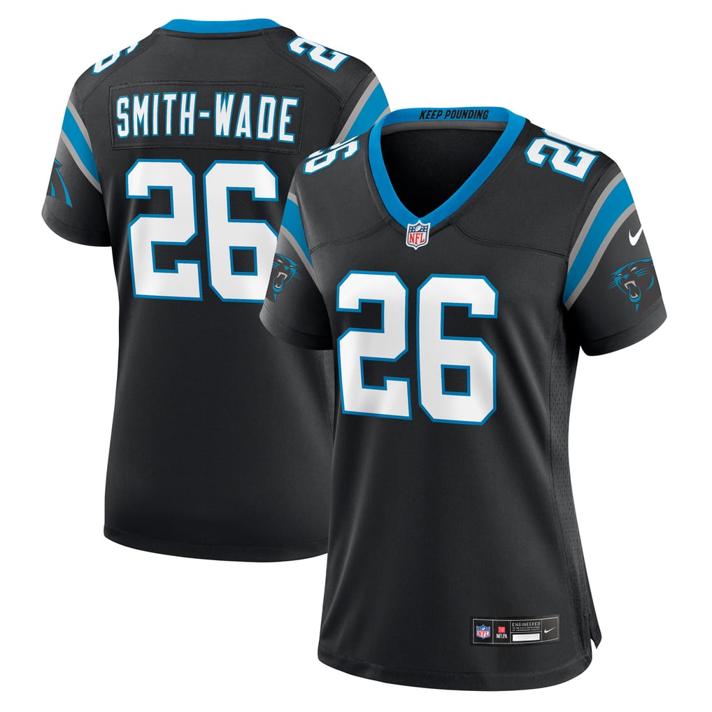 Women's Carolina Panthers Chau Smith-Wade Black Game Jersey