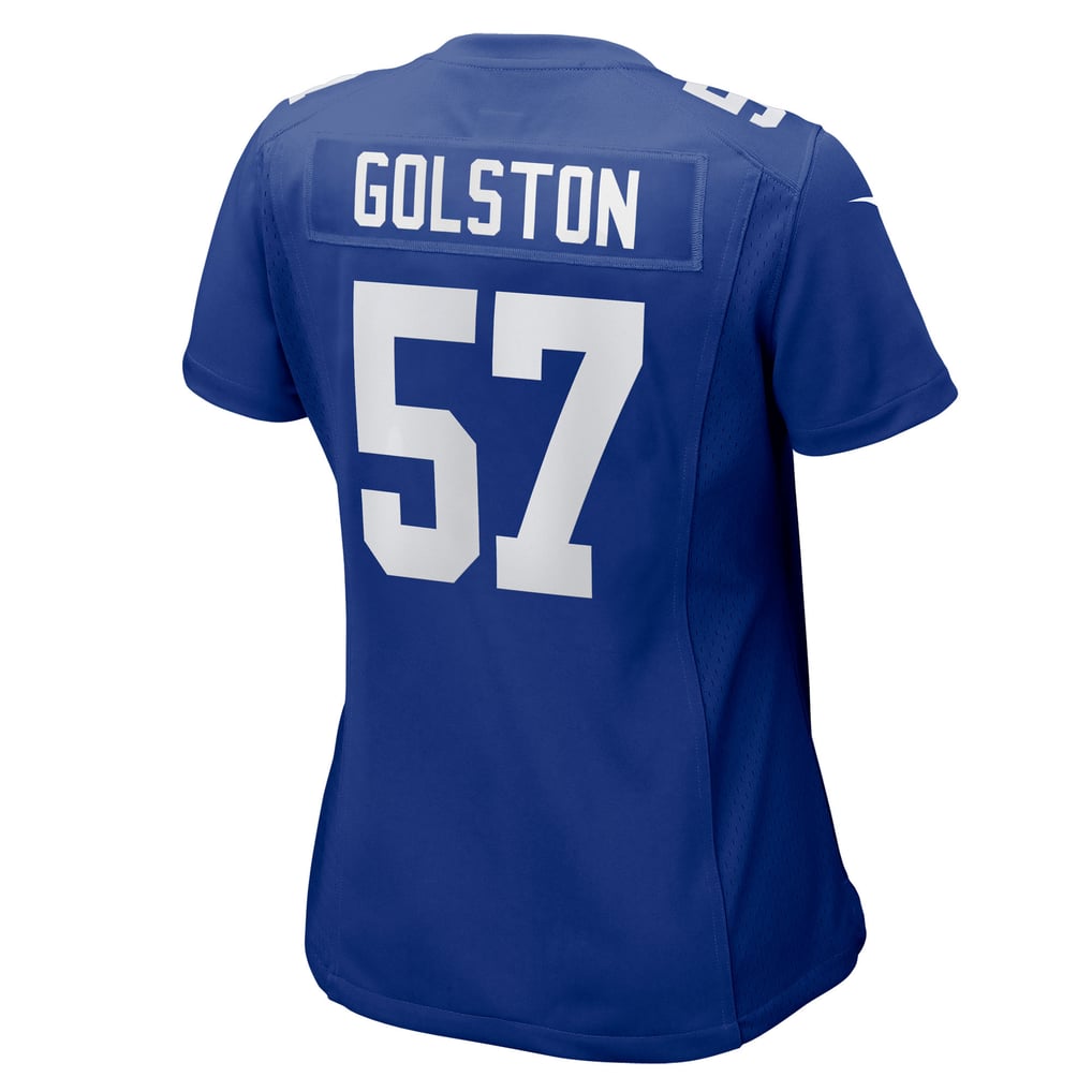 Women's New York Giants Chauncey Golston Royal Team Game Jersey