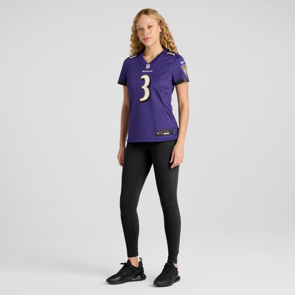 Women's Baltimore Ravens Chidobe Awuzie Purple Team Game Jersey