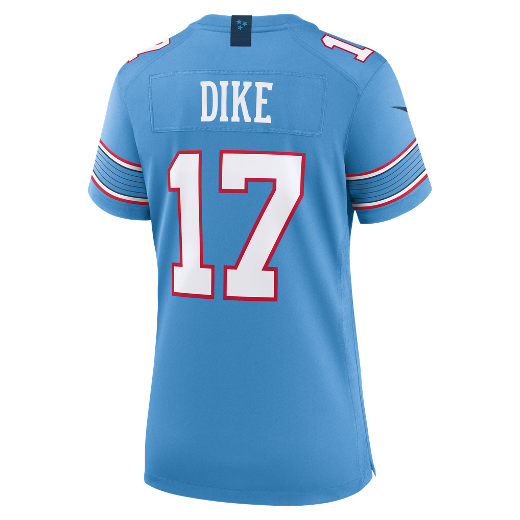 Women's Tennessee Titans Chimere Dike Light Blue Team Game Jersey