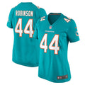 Women's Miami Dolphins Chop Robinson Aqua Game Jersey