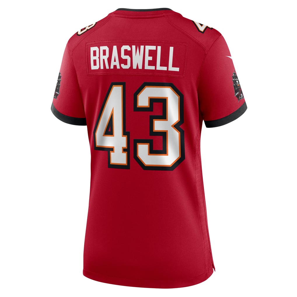 Women's Tampa Bay Buccaneers Chris Braswell Red Team Game Jersey