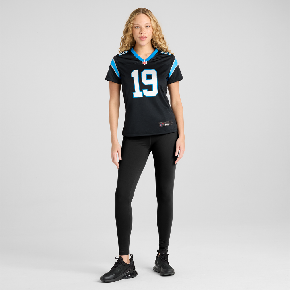 Women's Carolina Panthers Chris Brazzell II Black Team Game Jersey