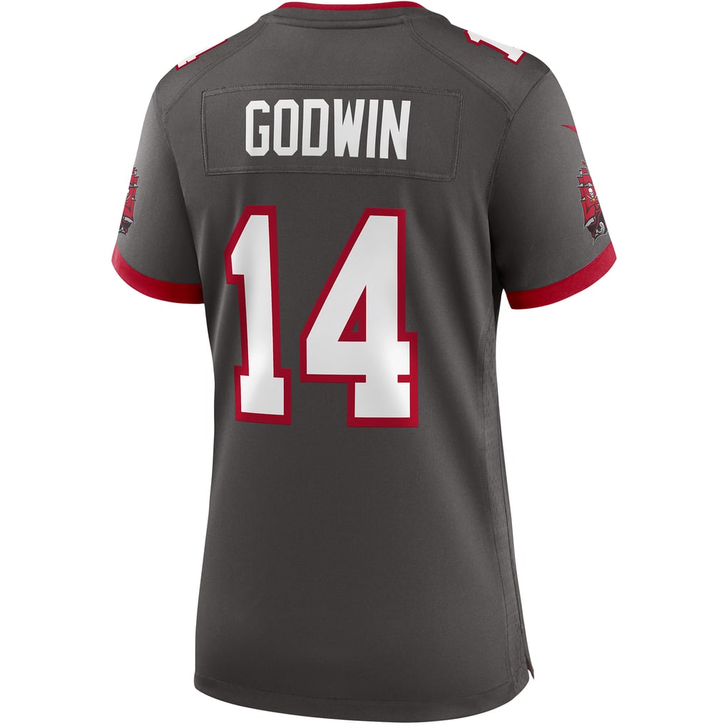 Women's Tampa Bay Buccaneers Chris Godwin Pewter Alternate Game Jersey