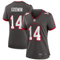 Women's Tampa Bay Buccaneers Chris Godwin Pewter Alternate Game Jersey