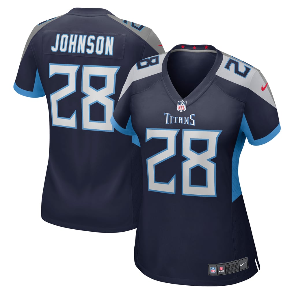 Women's Tennessee Titans Chris Johnson Navy Retired Player Game Jersey