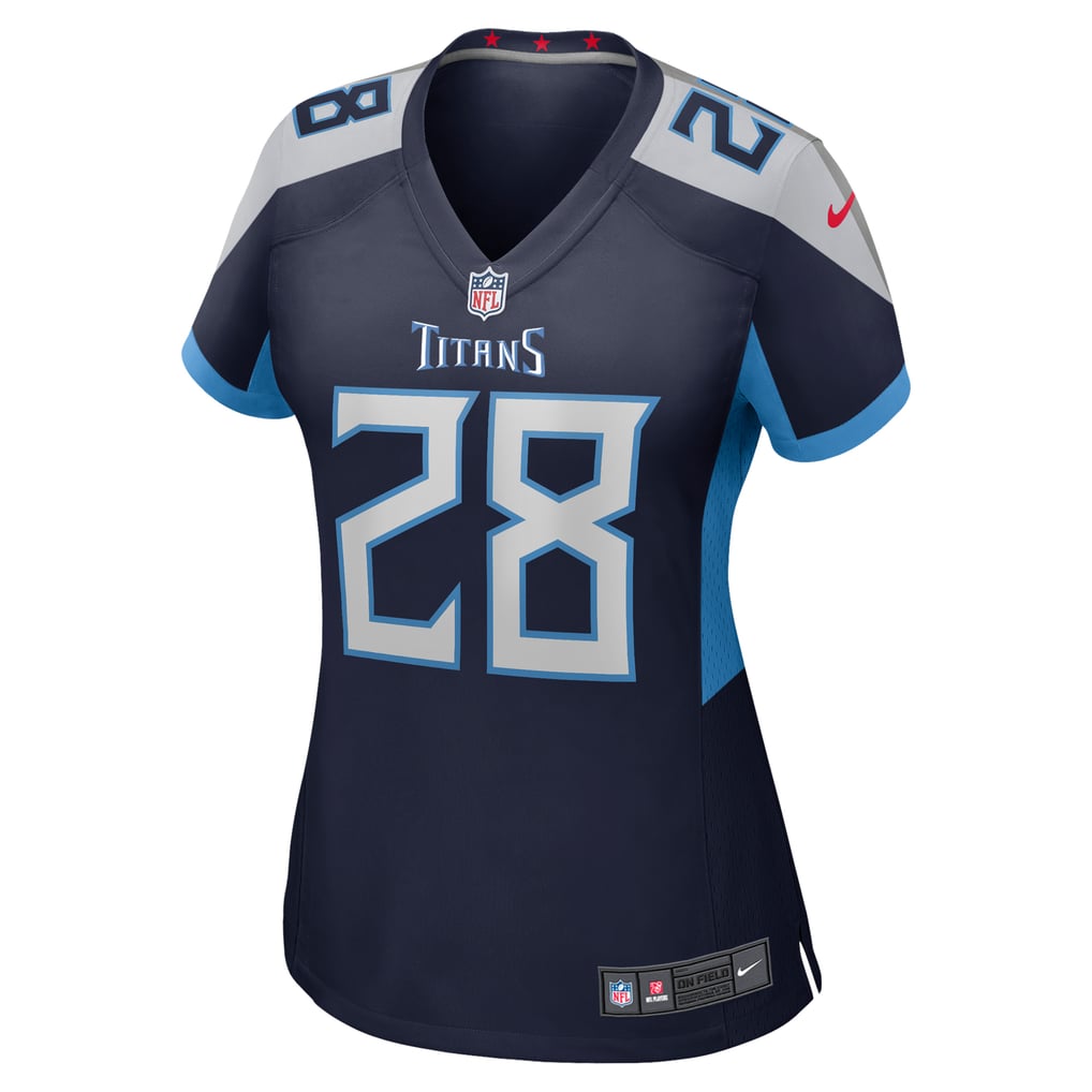 Women's Tennessee Titans Chris Johnson Navy Retired Player Game Jersey
