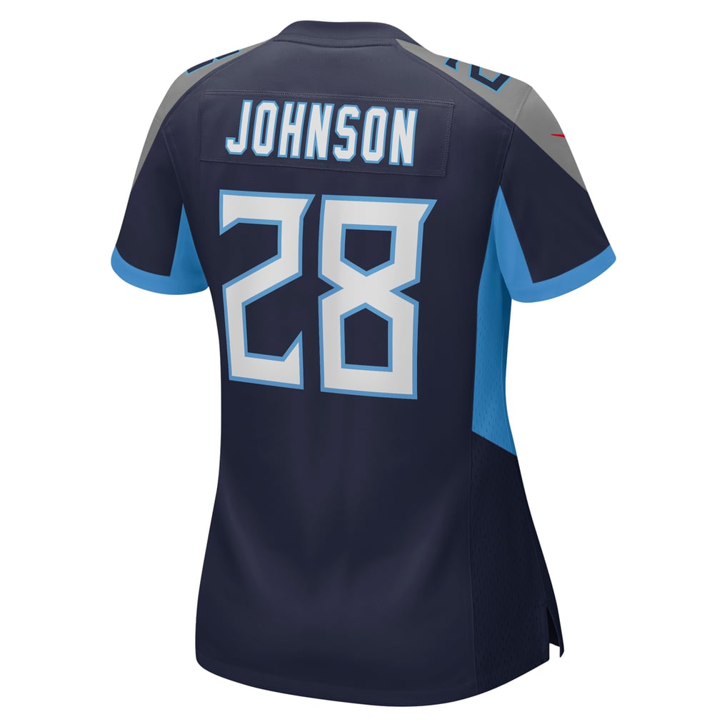 Women's Tennessee Titans Chris Johnson Navy Retired Player Game Jersey