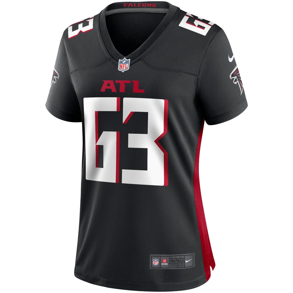 Women's Atlanta Falcons Chris Lindstrom Black Game Jersey