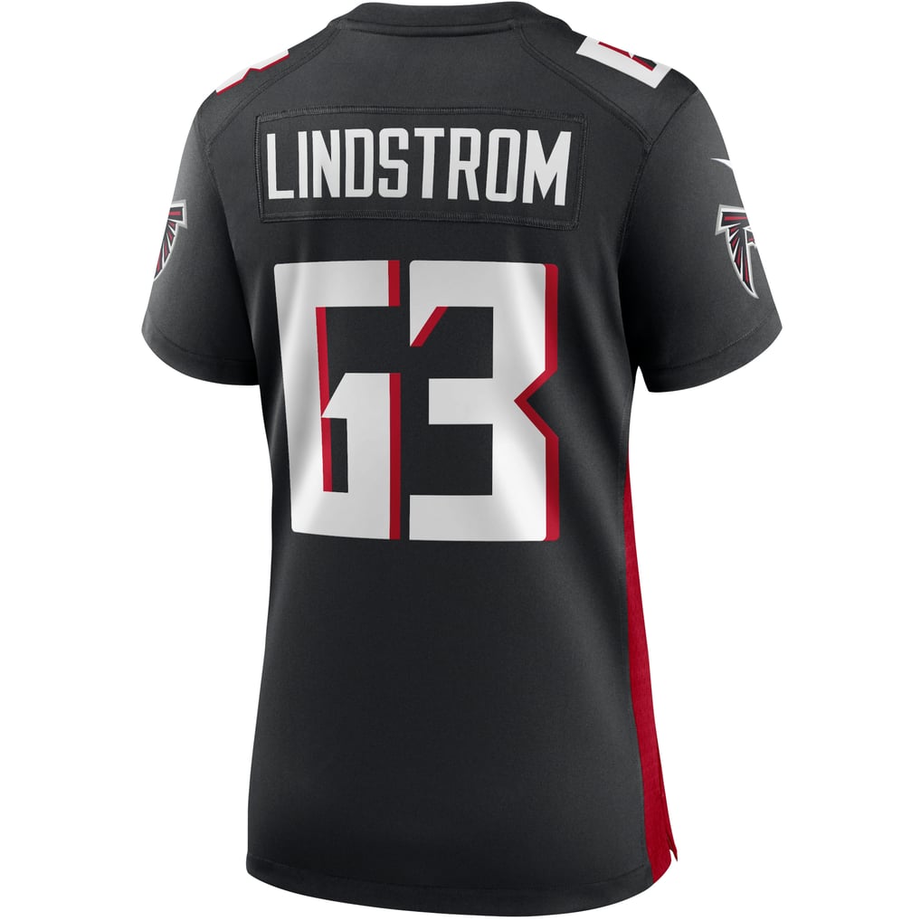 Women's Atlanta Falcons Chris Lindstrom Black Game Jersey
