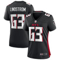 Women's Atlanta Falcons Chris Lindstrom Black Game Jersey