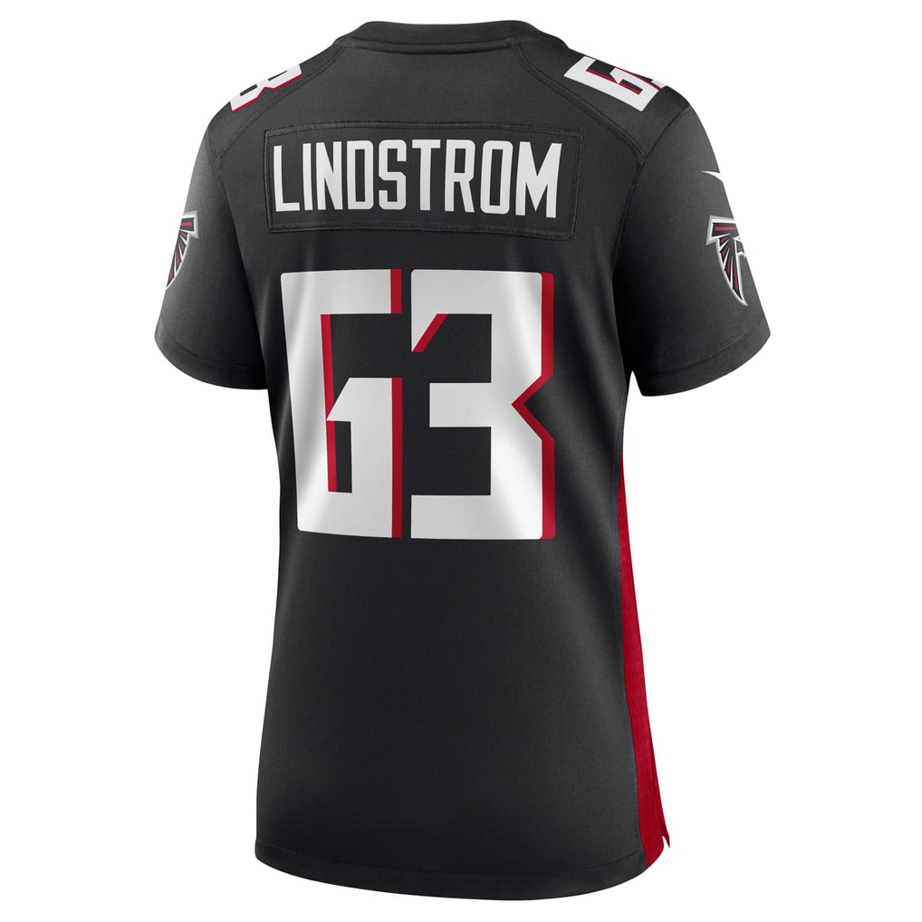 Women's Atlanta Falcons Chris Lindstrom Black Team Game Jersey