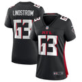 Women's Atlanta Falcons Chris Lindstrom Black Team Game Jersey