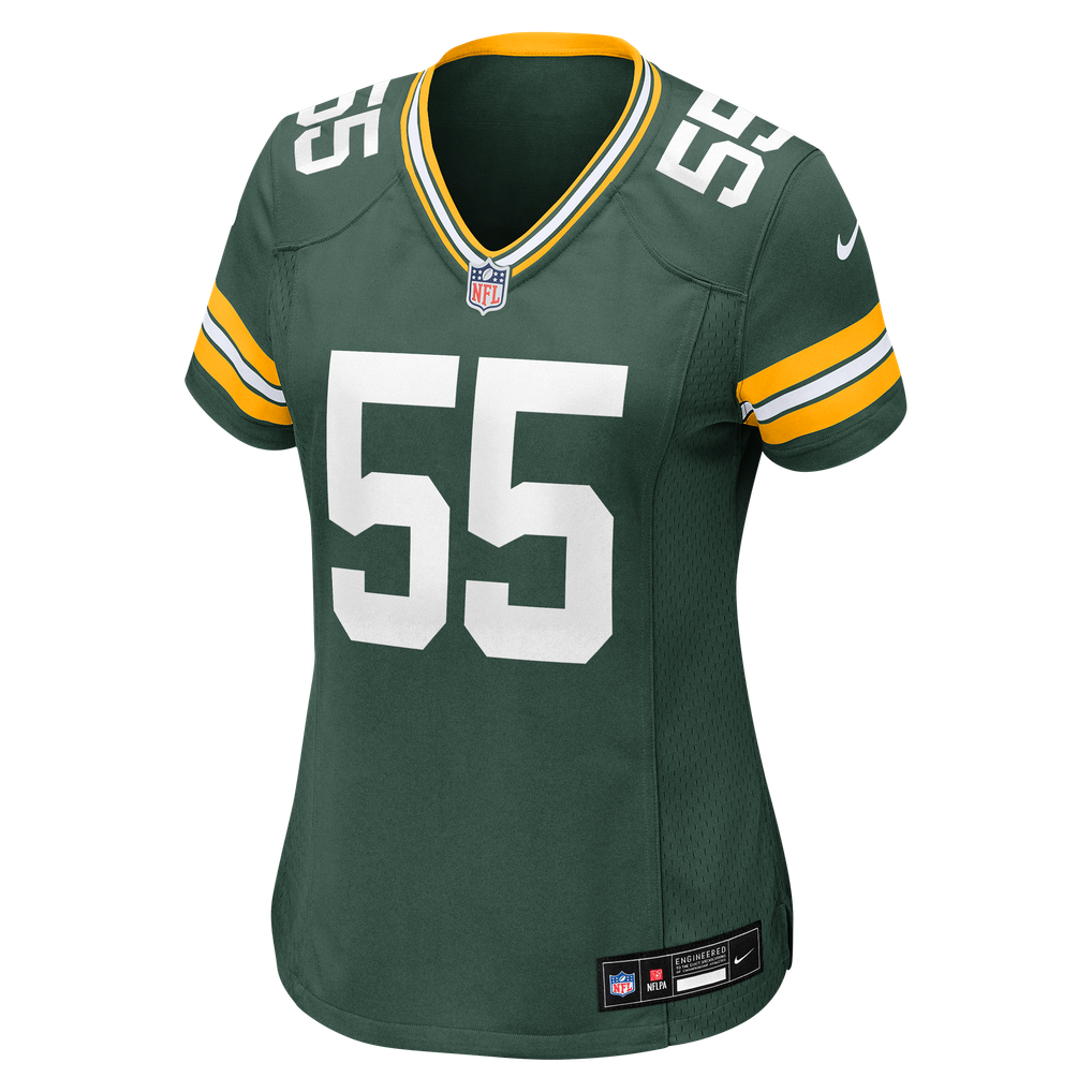 Women's Green Bay Packers Chris McClellan Green Team Game Jersey