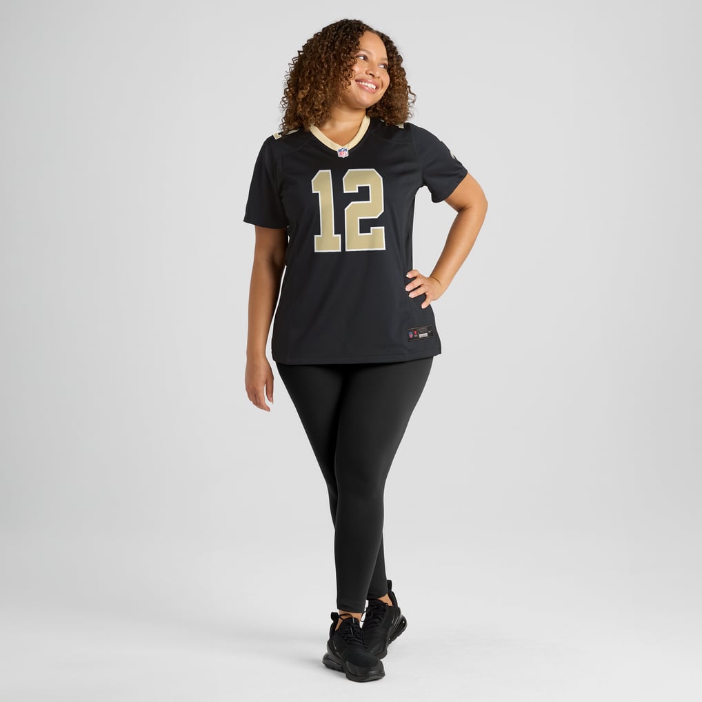 Women's New Orleans Saints Chris Olave Black Game Player Jersey
