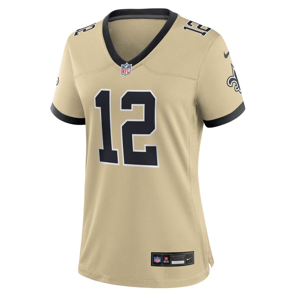 Women's New Orleans Saints Chris Olave Gold Gameday Golds Alternate Game Player Jersey