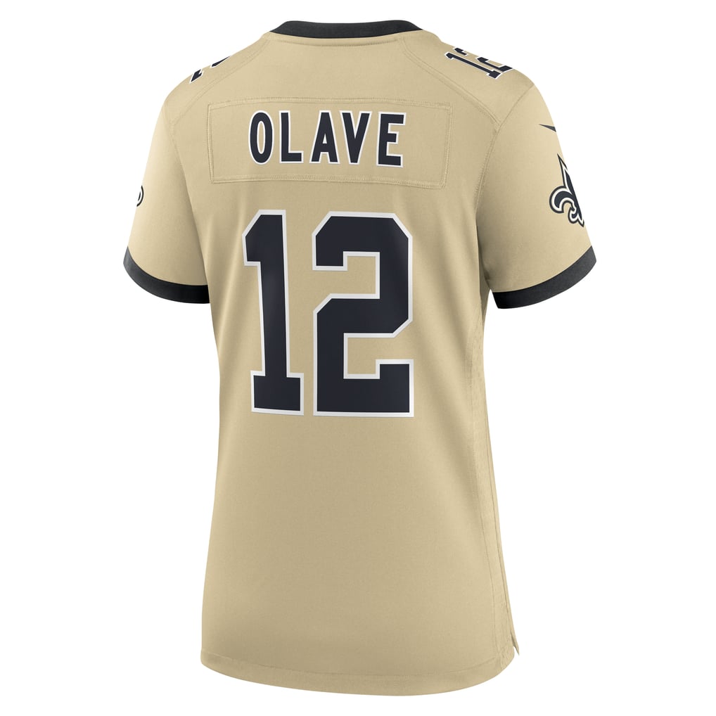 Women's New Orleans Saints Chris Olave Gold Gameday Golds Alternate Game Player Jersey