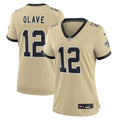 Women's New Orleans Saints Chris Olave Gold Gameday Golds Alternate Game Player Jersey