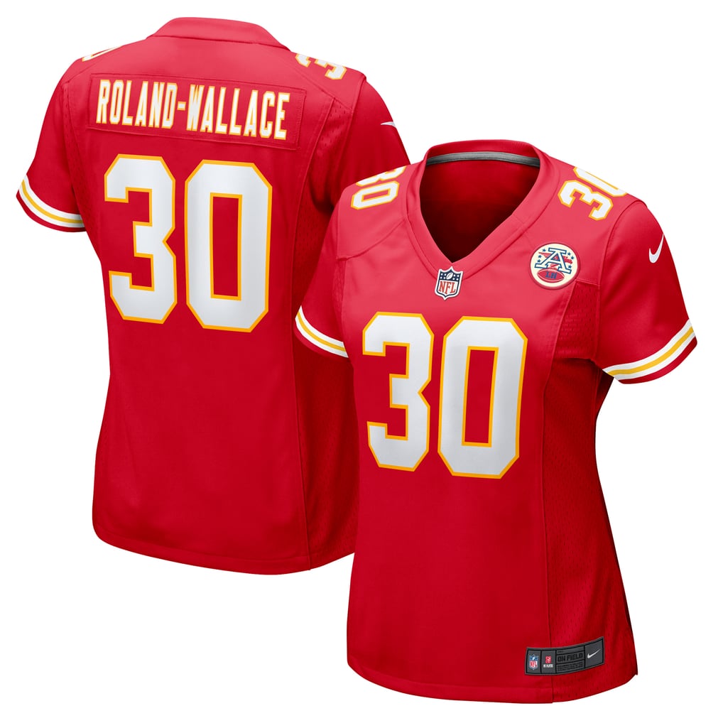 Women's Kansas City Chiefs Chris Roland-Wallace Red Game Jersey