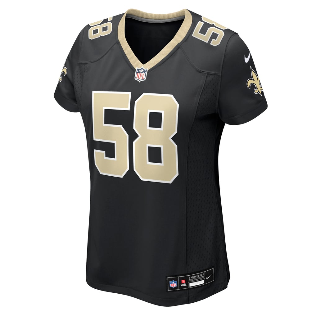 Women's New Orleans Saints Chris Rumph II Black Team Game Jersey