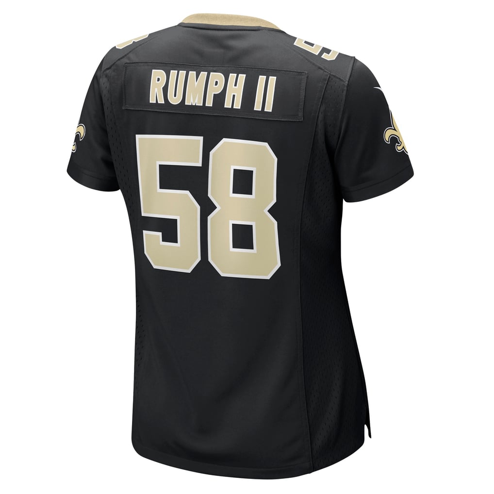 Women's New Orleans Saints Chris Rumph II Black Team Game Jersey