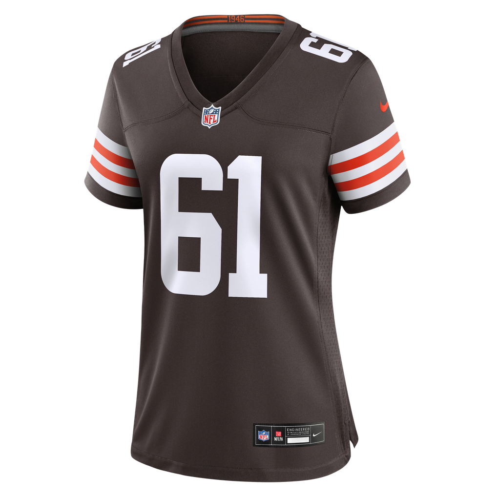 Women's Cleveland Browns Chris Williams Brown Team Game Jersey