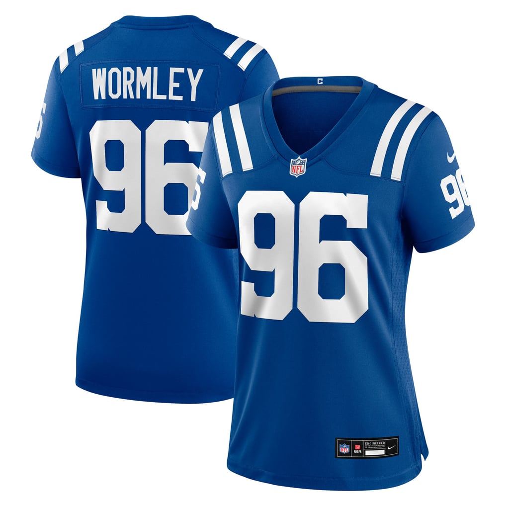 Women's Indianapolis Colts Chris Wormley Royal Team Game Jersey