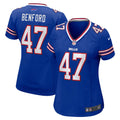 Women's Buffalo Bills Christian Benford Royal Game Jersey