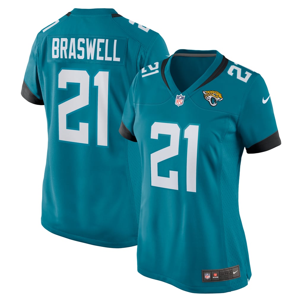 Women's Jacksonville Jaguars Christian Braswell Teal Team Game Jersey