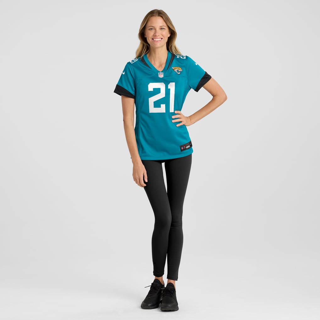 Women's Jacksonville Jaguars Christian Braswell Teal Team Game Jersey