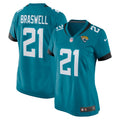 Women's Jacksonville Jaguars Christian Braswell Teal Team Game Jersey