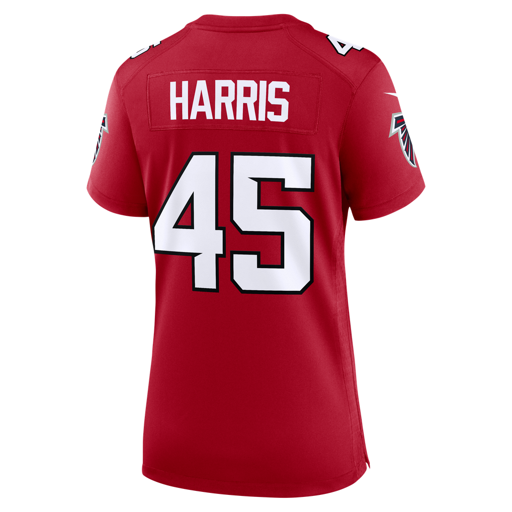 Women's Atlanta Falcons Christian Harris Red Team Game Jersey