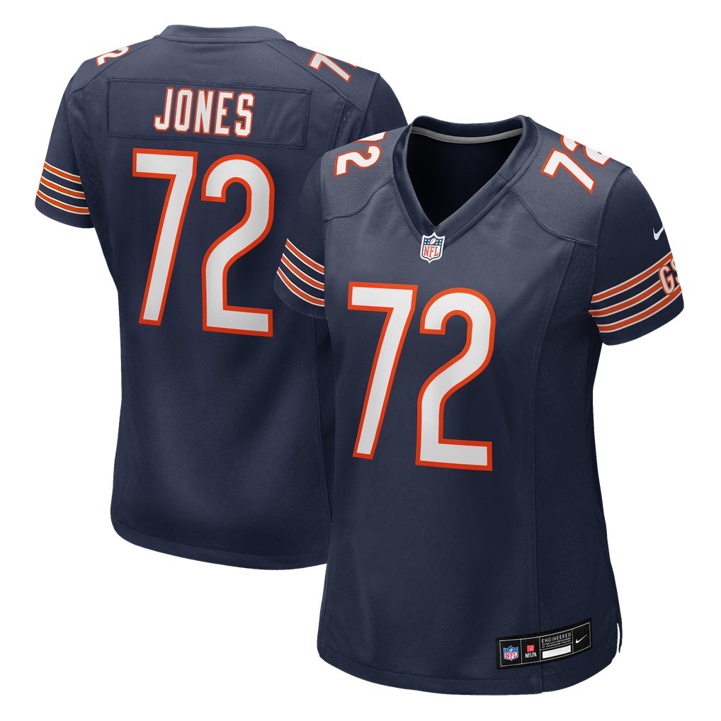 Women's Chicago Bears Christian Jones Navy Team Game Jersey