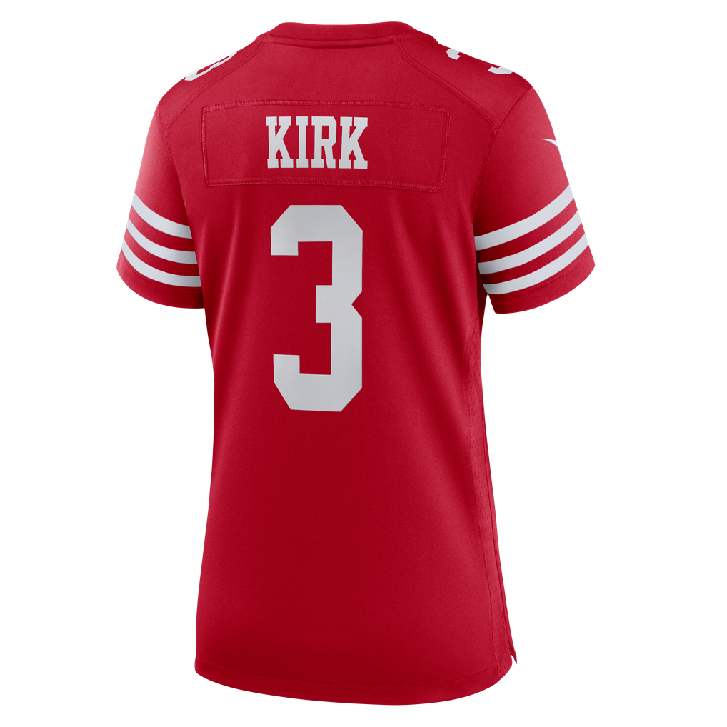 Women's San Francisco 49ers Christian Kirk Scarlet Team Game Jersey