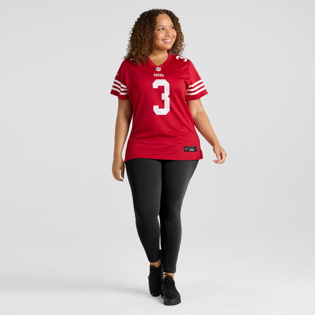 Women's San Francisco 49ers Christian Kirk Scarlet Team Game Jersey