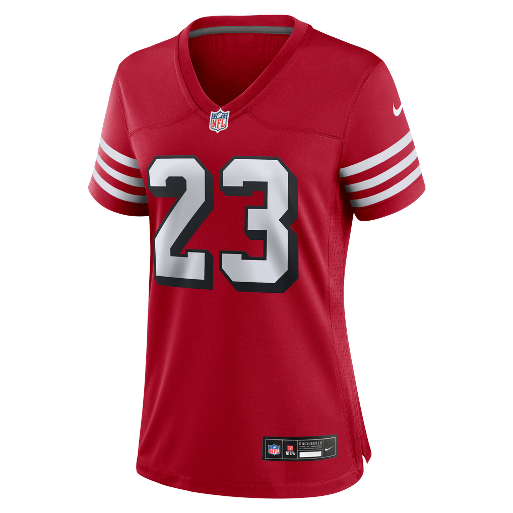 Women's San Francisco 49ers Christian McCaffrey Scarlet Player Jersey