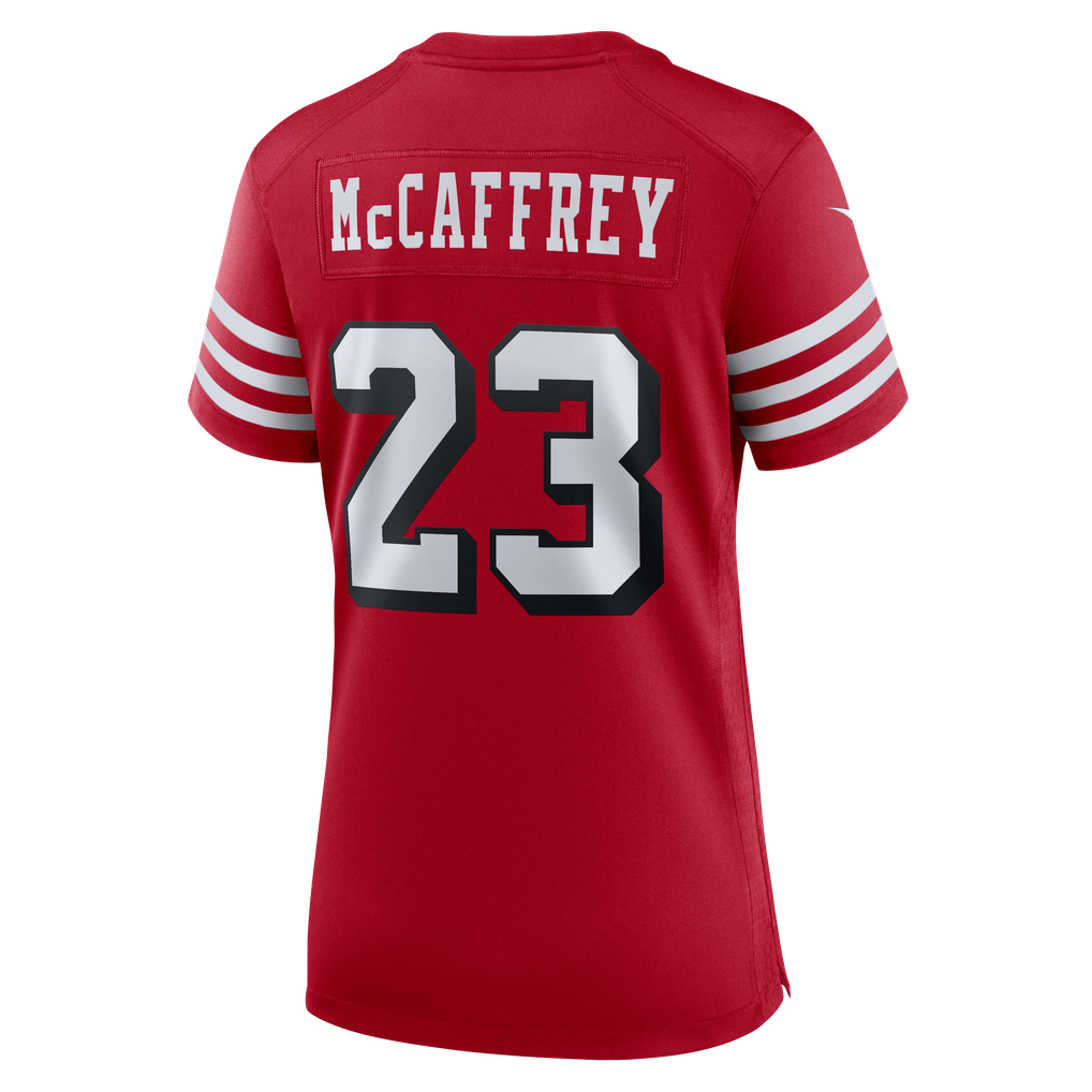 Women's San Francisco 49ers Christian McCaffrey Scarlet Player Jersey