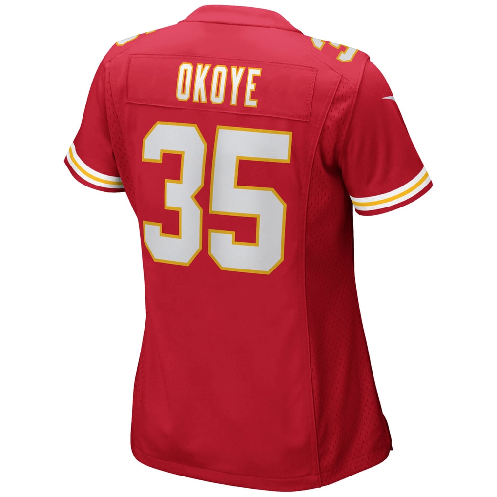 Women's Kansas City Chiefs Christian Okoye Red Game Retired Player Jersey