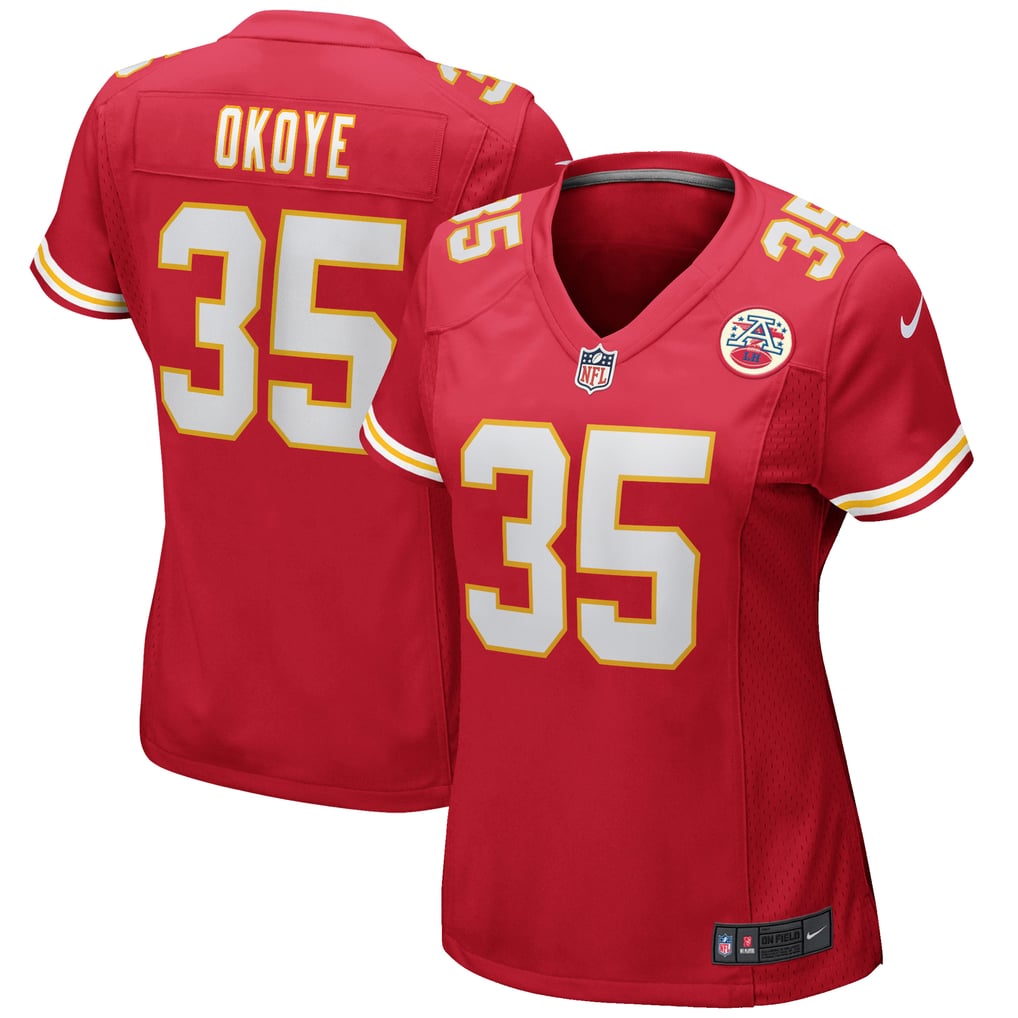 Women's Kansas City Chiefs Christian Okoye Red Game Retired Player Jersey