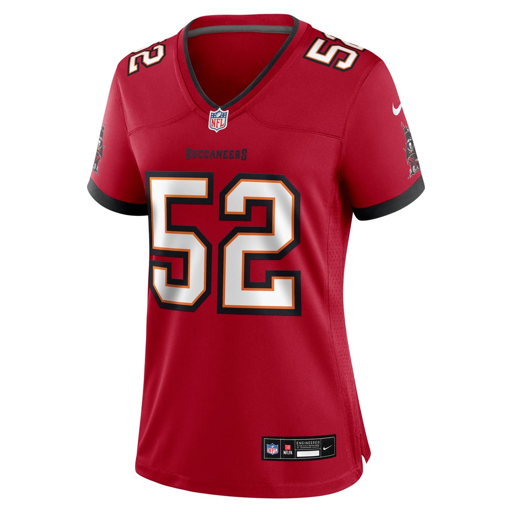 Women's Tampa Bay Buccaneers Christian Rozeboom Red Team Game Jersey