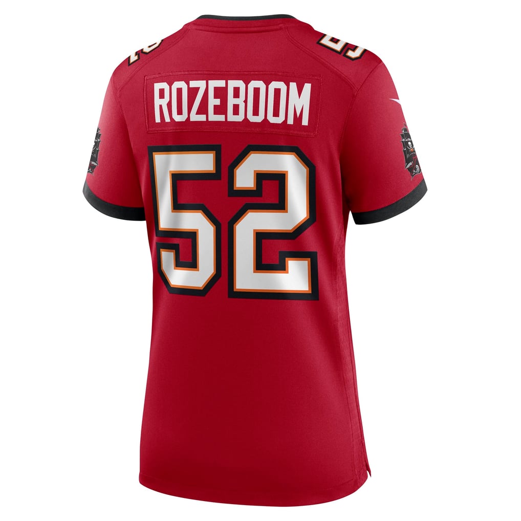 Women's Tampa Bay Buccaneers Christian Rozeboom Red Team Game Jersey