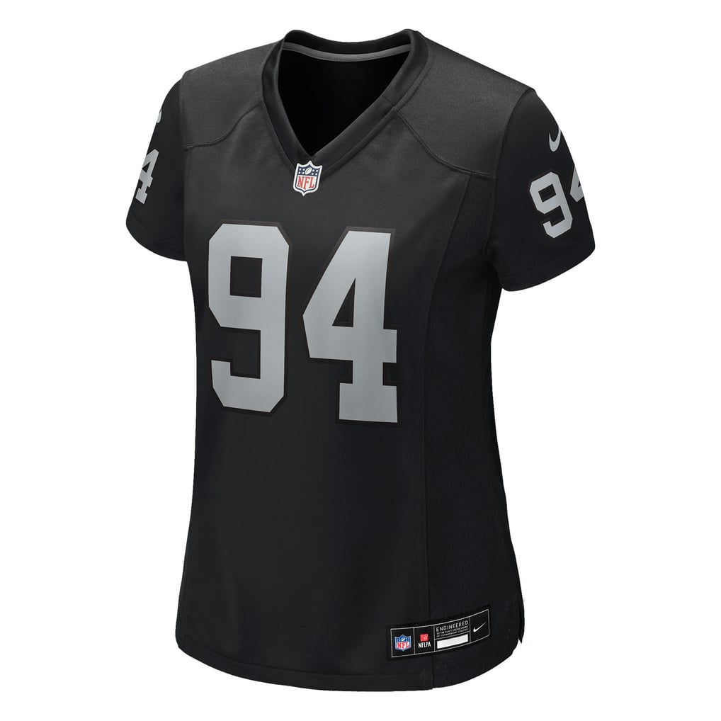 Women's Las Vegas Raiders Christian Wilkins Black Team Game Jersey