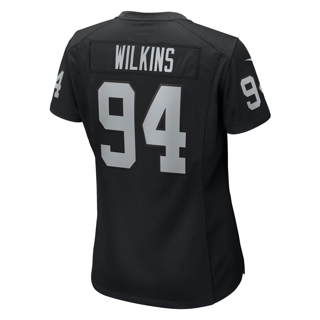 Women's Las Vegas Raiders Christian Wilkins Black Team Game Jersey
