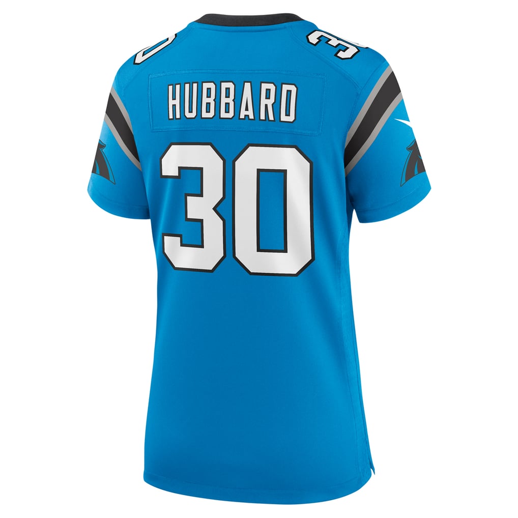Women's Carolina Panthers Chuba Hubbard Blue Alternate Game Jersey
