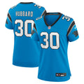 Women's Carolina Panthers Chuba Hubbard Blue Alternate Game Jersey