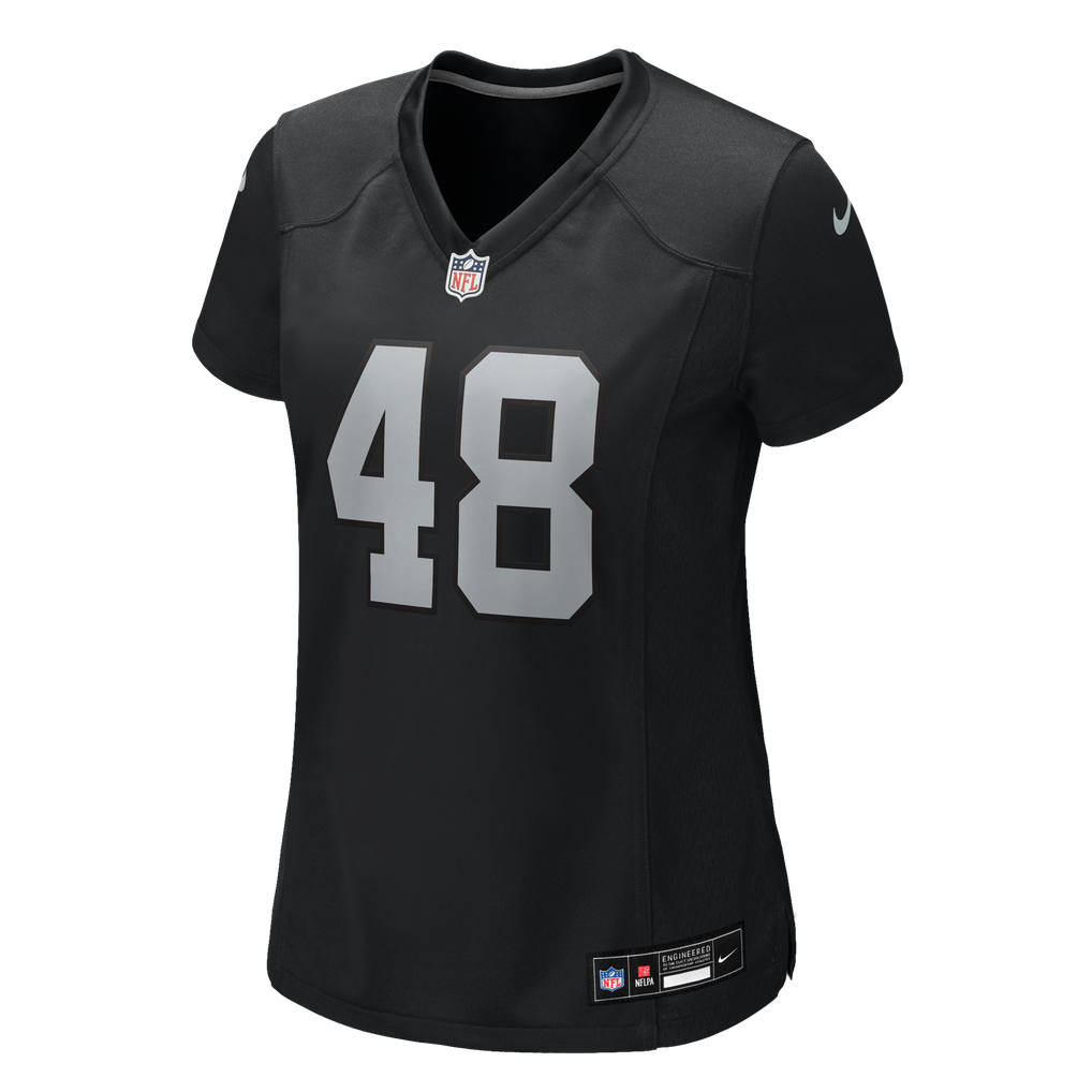 Women's Las Vegas Raiders Cian Slone Black Team Game Jersey