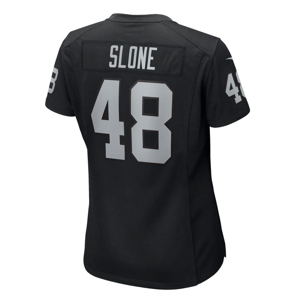 Women's Las Vegas Raiders Cian Slone Black Team Game Jersey